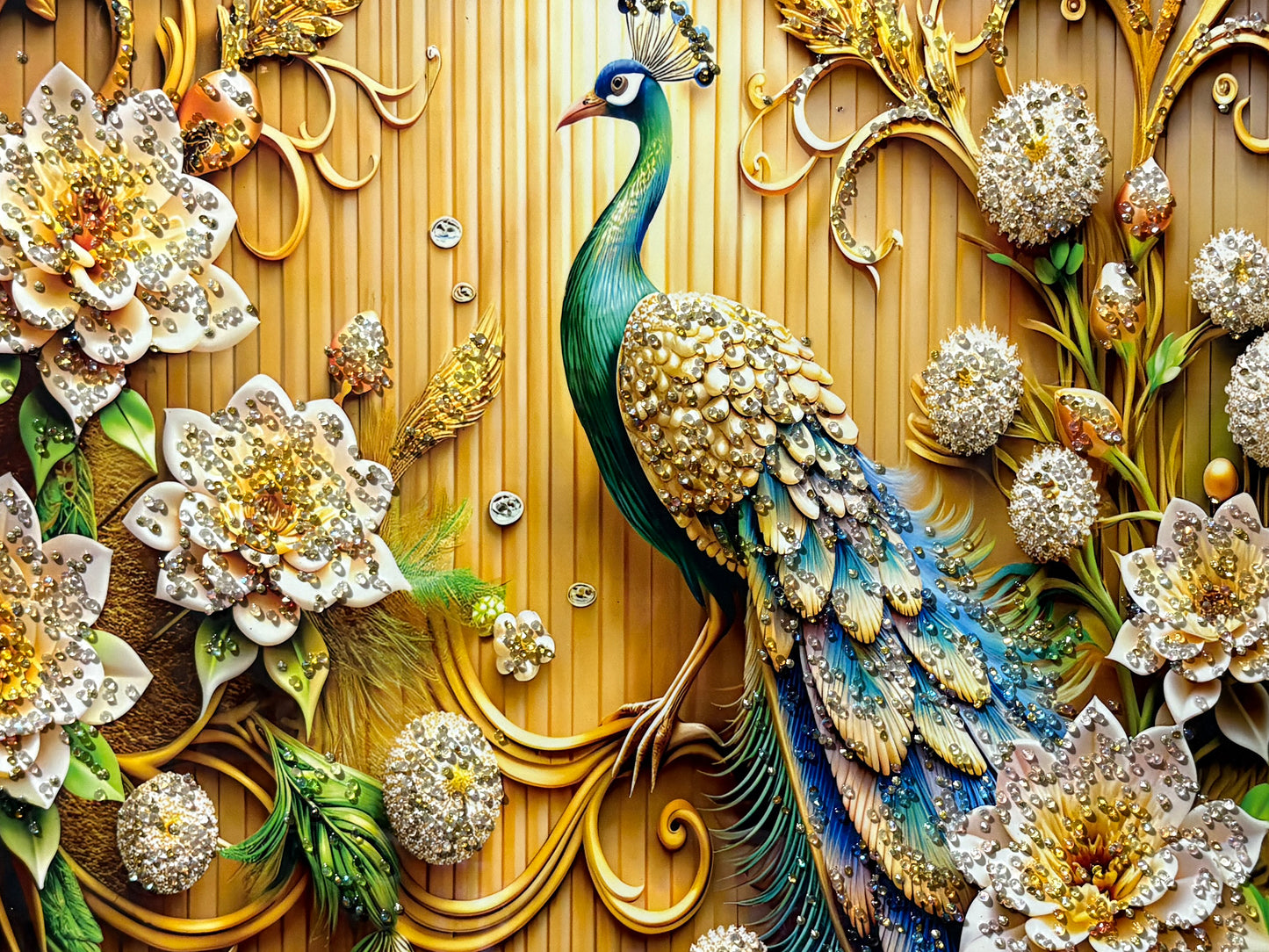 Echoes of Eleganc crystal wall art painting