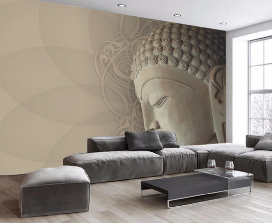 half Budhha Wallpaper sticker