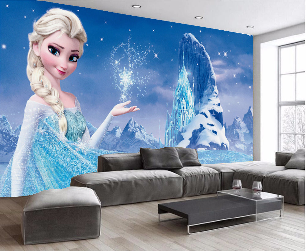 Elsa princess wallpaper sticker