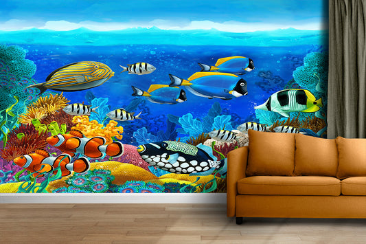 Fish  wallpaper sticker