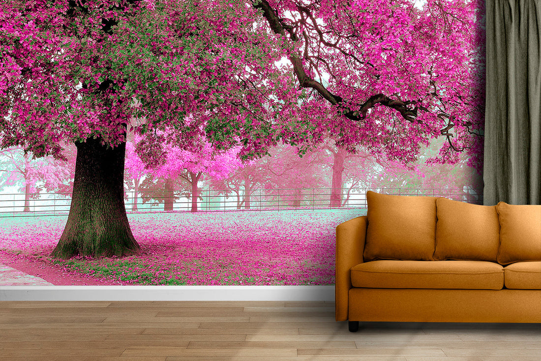 Pink Blossom Tree Wallpaper sticker