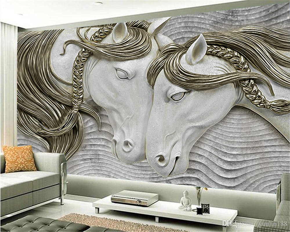 The White Horse beauty Wallpaper sticker