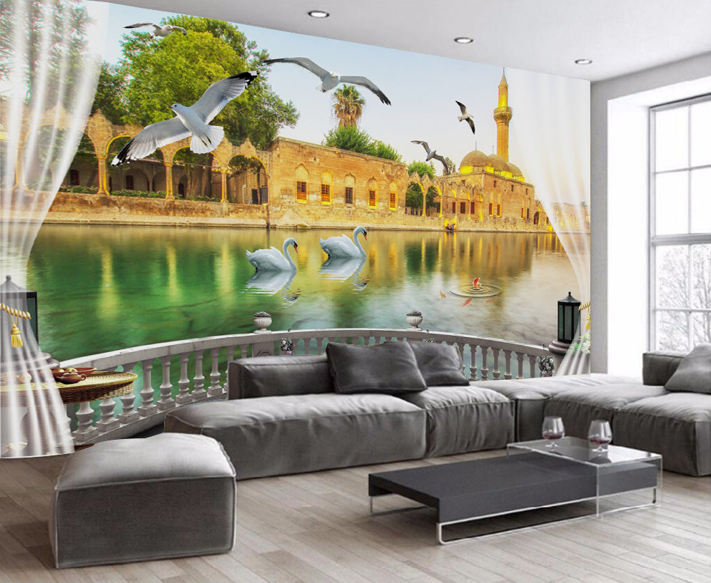 The Bird View Wallpaper Sticker