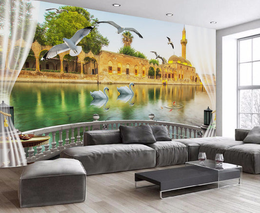 The Bird View Wallpaper Sticker