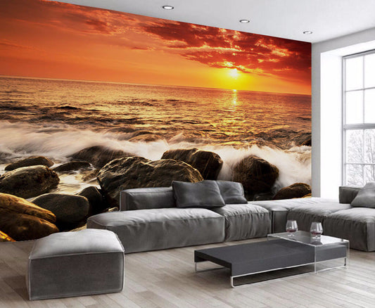 Sunset View Wallpaper sticker