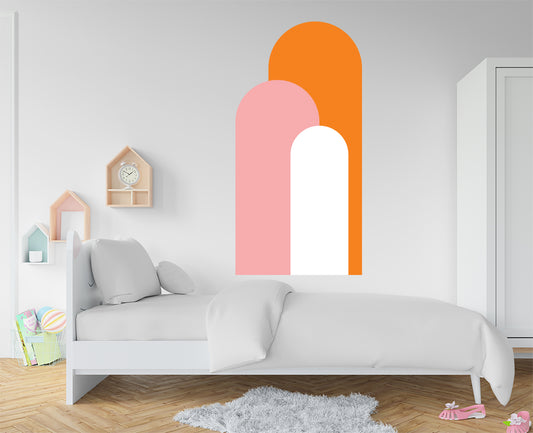 Color Block Wall , Boho Arch Wall
