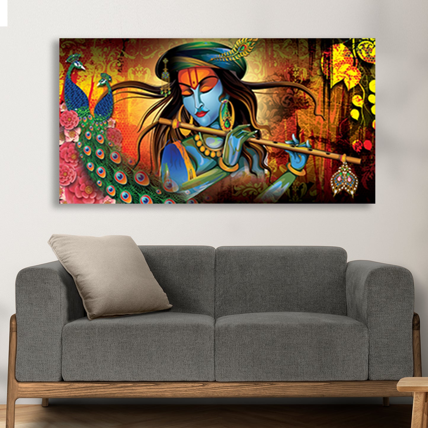 Walls of Vrindavan Canvas Wall Painting