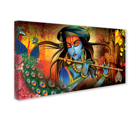 Walls of Vrindavan Canvas Wall Painting