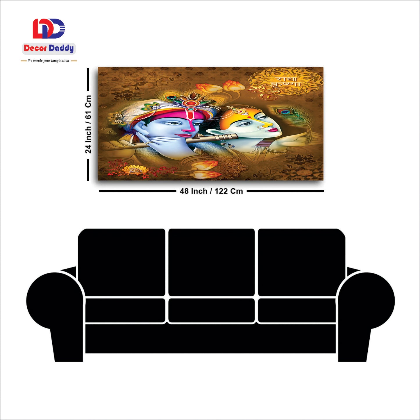 Madhur Murli Canvas Wall Art Painting