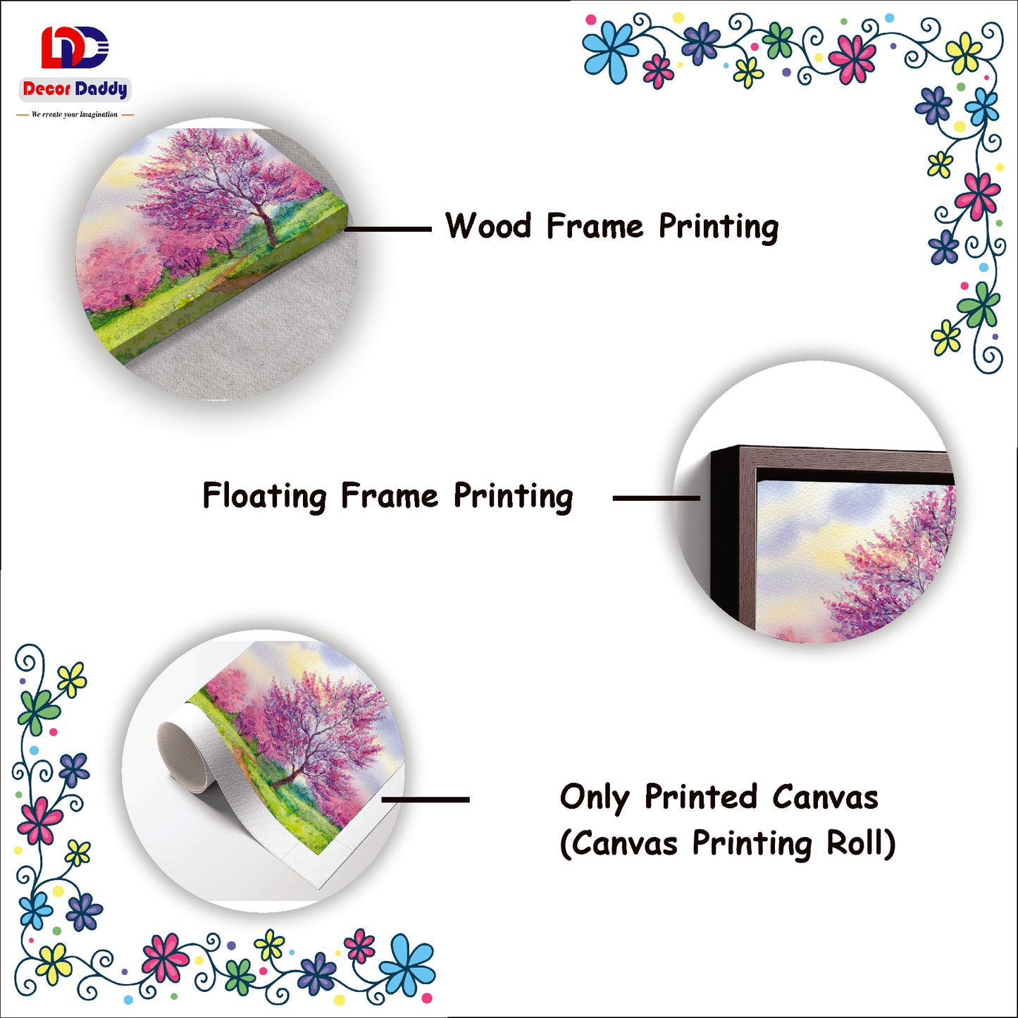 Classic Blossom Tree Canvas Wall Painting