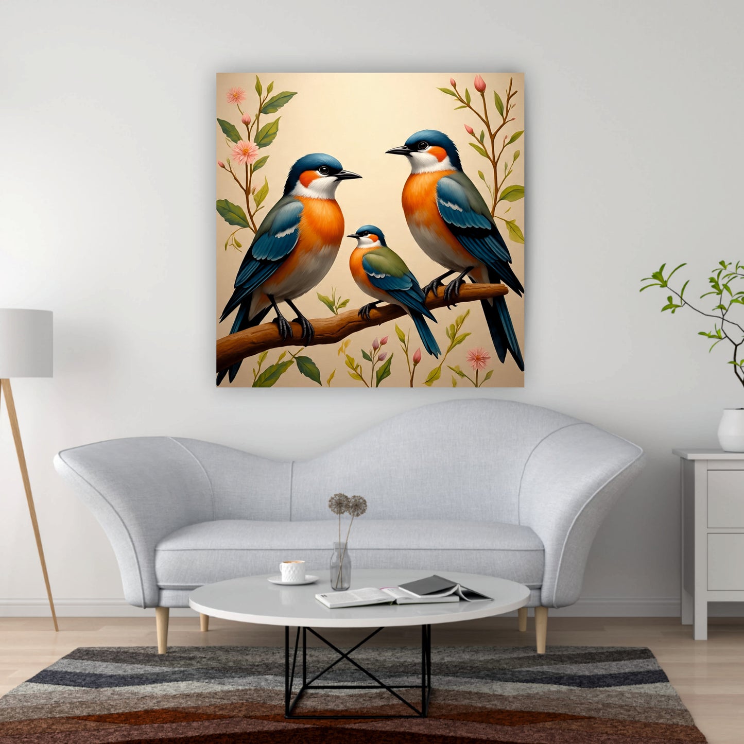 Soaring Grace: Beauty in Motion Canvas Wall Art Stretched Frame Painting