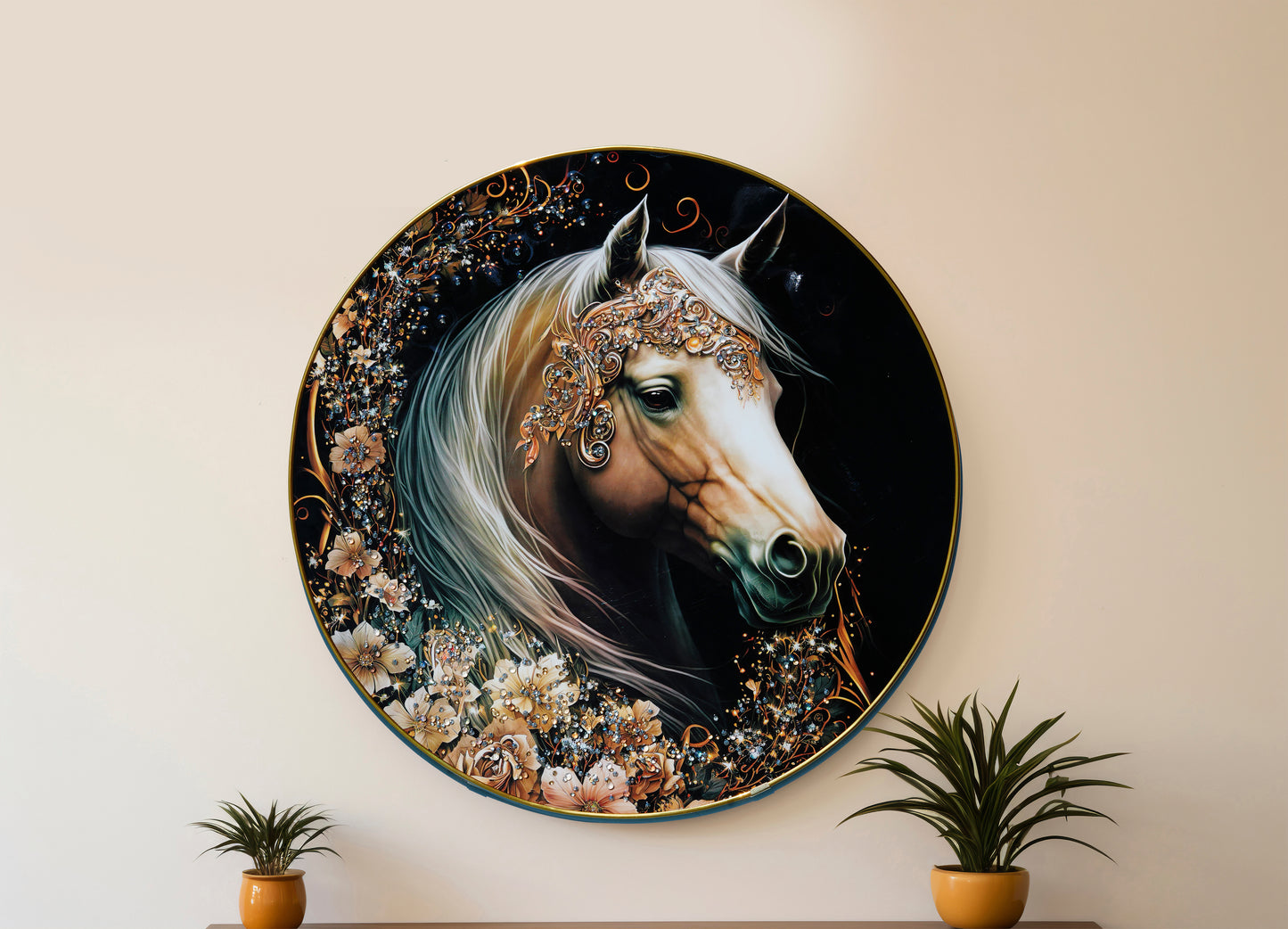 The Horse Crystal Wall Art Painting