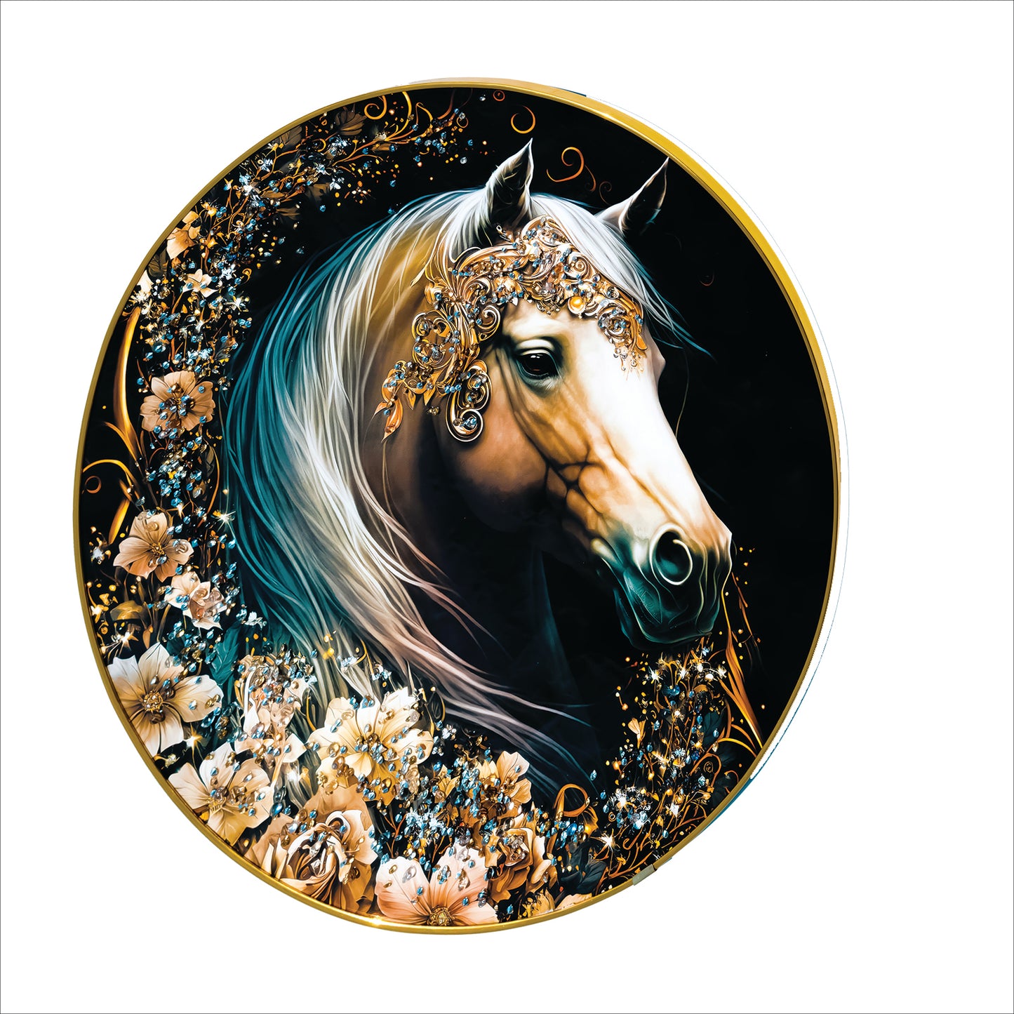 The Horse Crystal Wall Art Painting