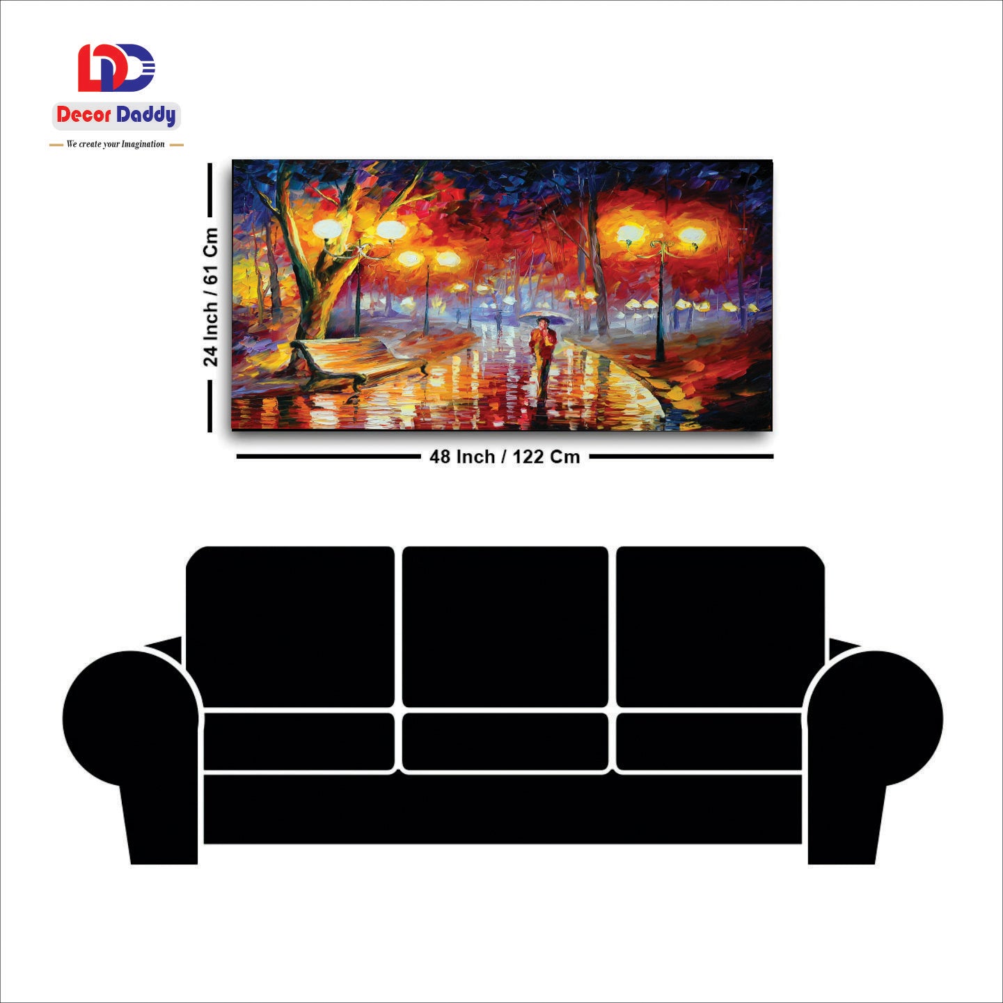 Whispering Forest Light canvas wall art painting