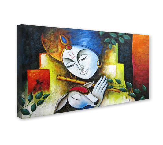 Divine Radiance: Radha & Krishna