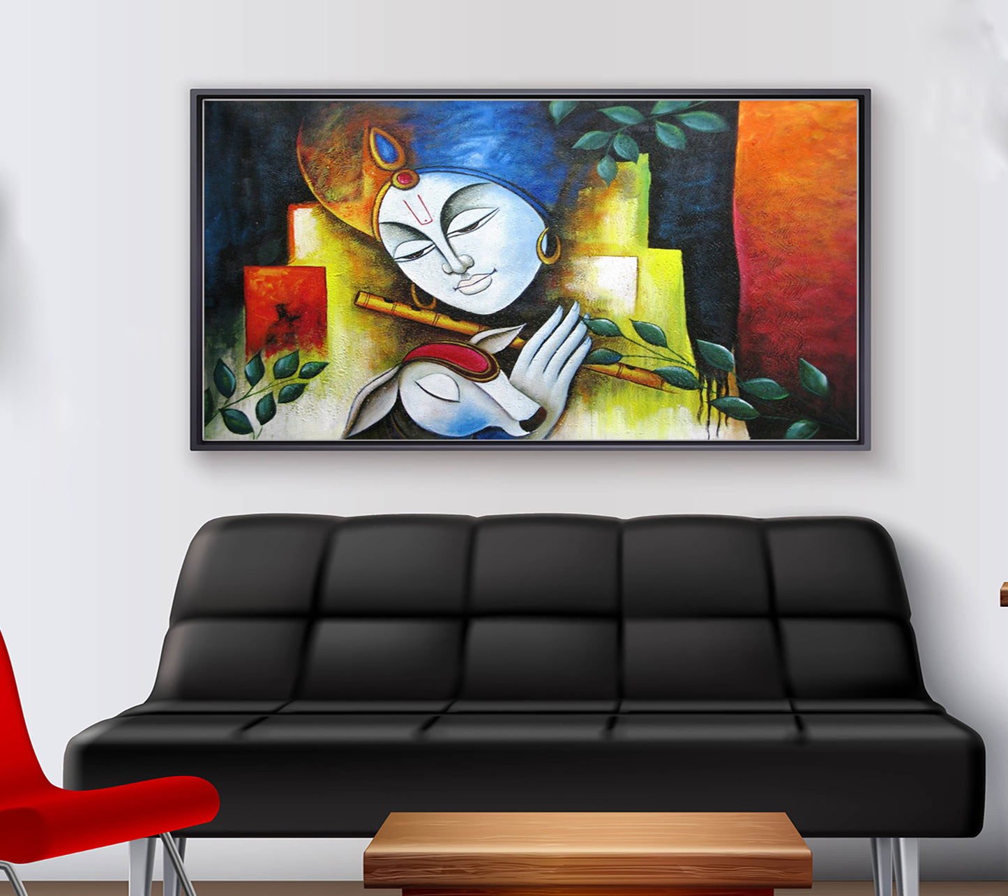 Divine Radiance: Radha & Krishna