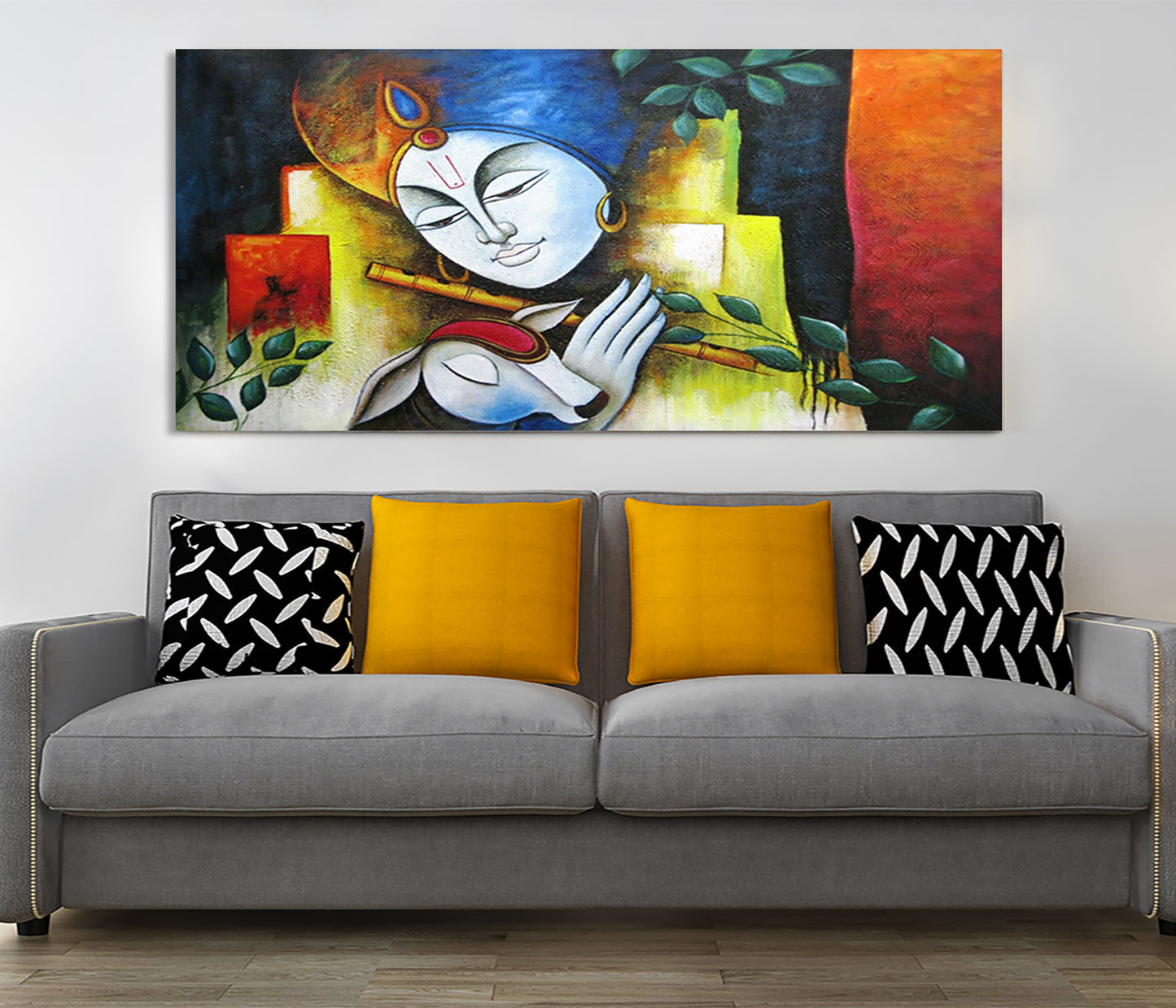 Divine Radiance: Radha & Krishna