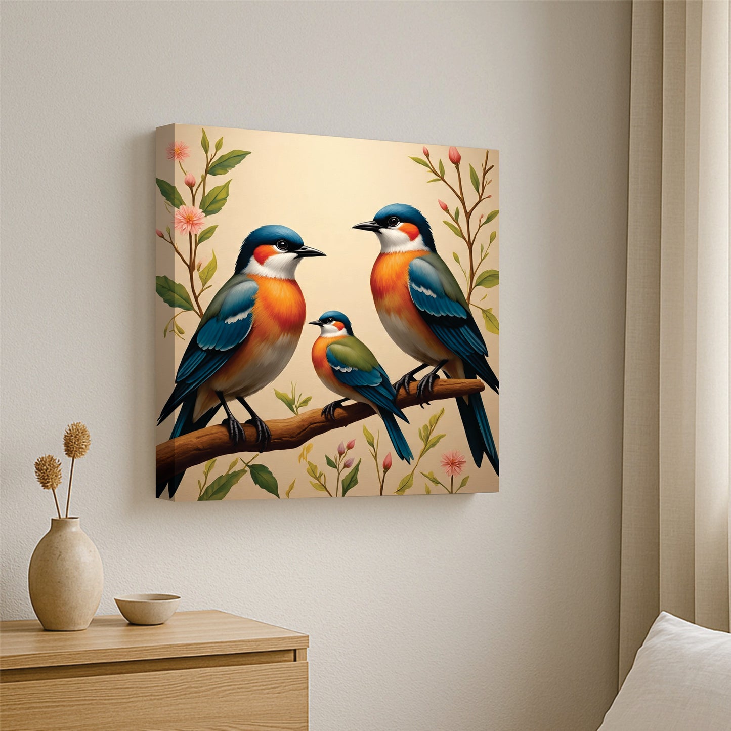 Soaring Grace: Beauty in Motion Canvas Wall Art Stretched Frame Painting