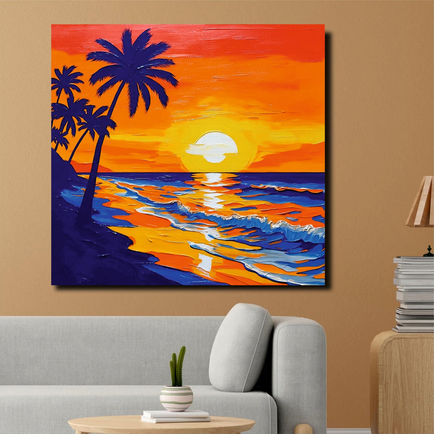 Hue & Harvest Canvas Wall Art Stretched Frame Painting