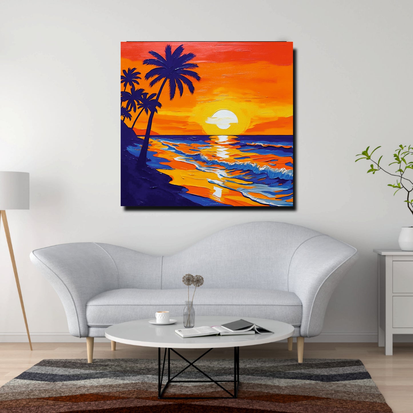 Hue & Harvest Canvas Wall Art Stretched Frame Painting