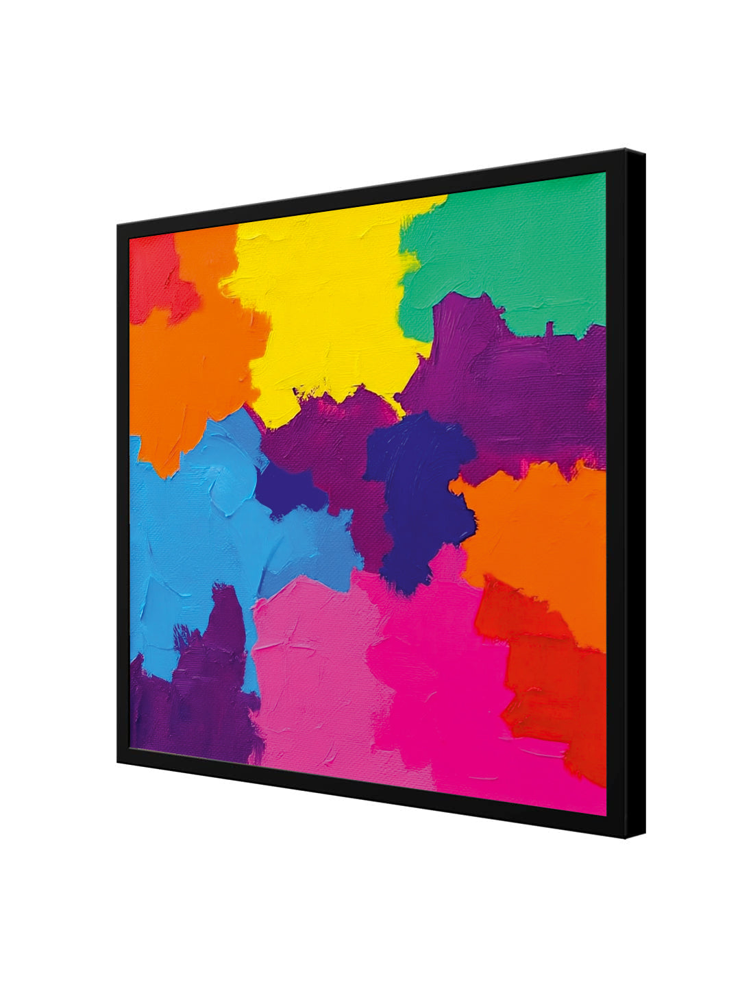 Bold strokes, bold life Canvas Wall Art Black Frame Painting