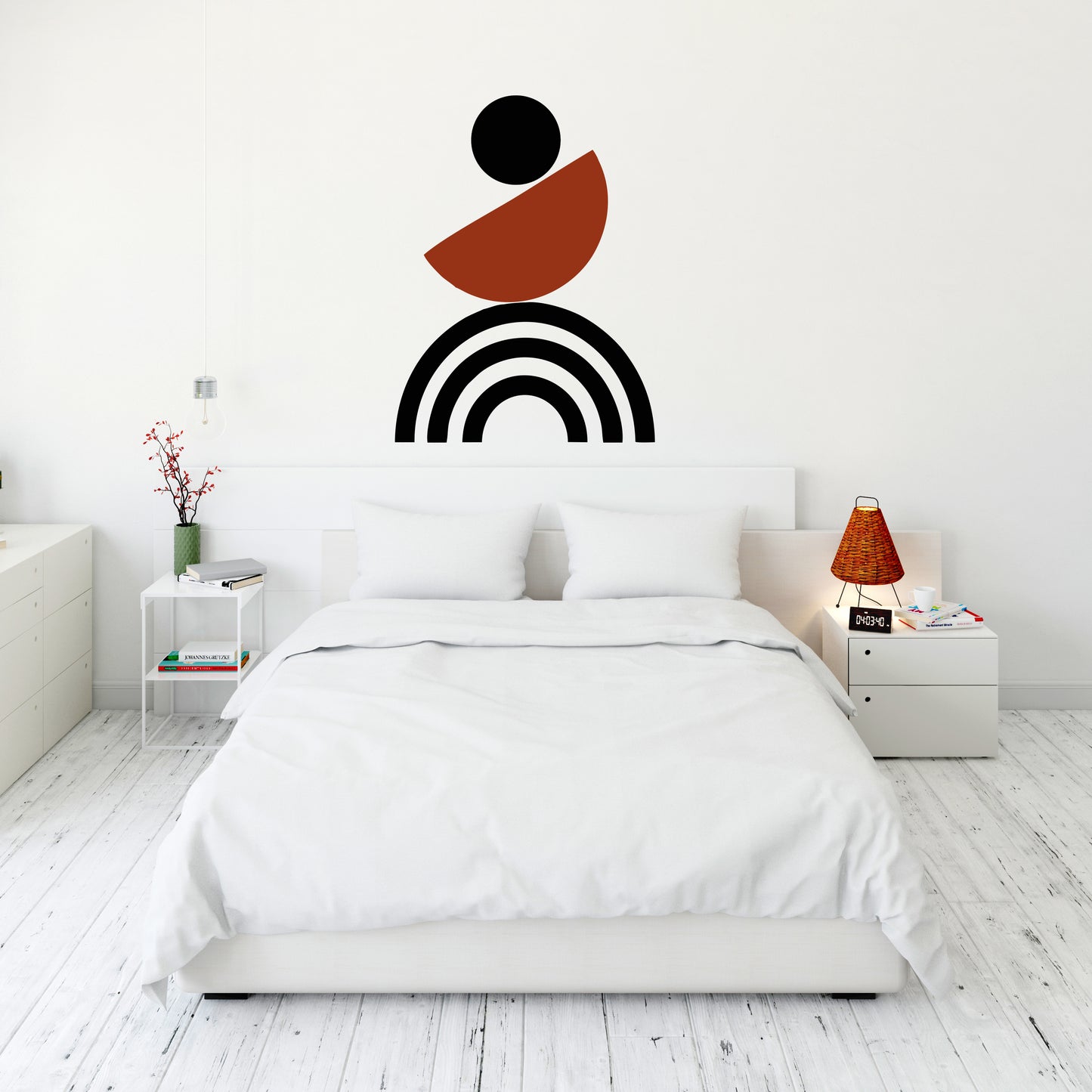 Round hemisphere Shape Decal