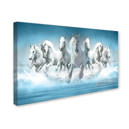 Imagine Seven Running Horse Canvas Wall Panting