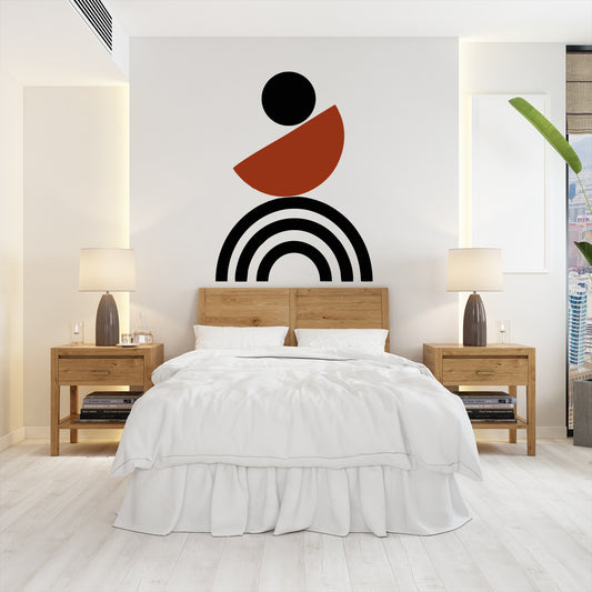 Round hemisphere Shape Decal