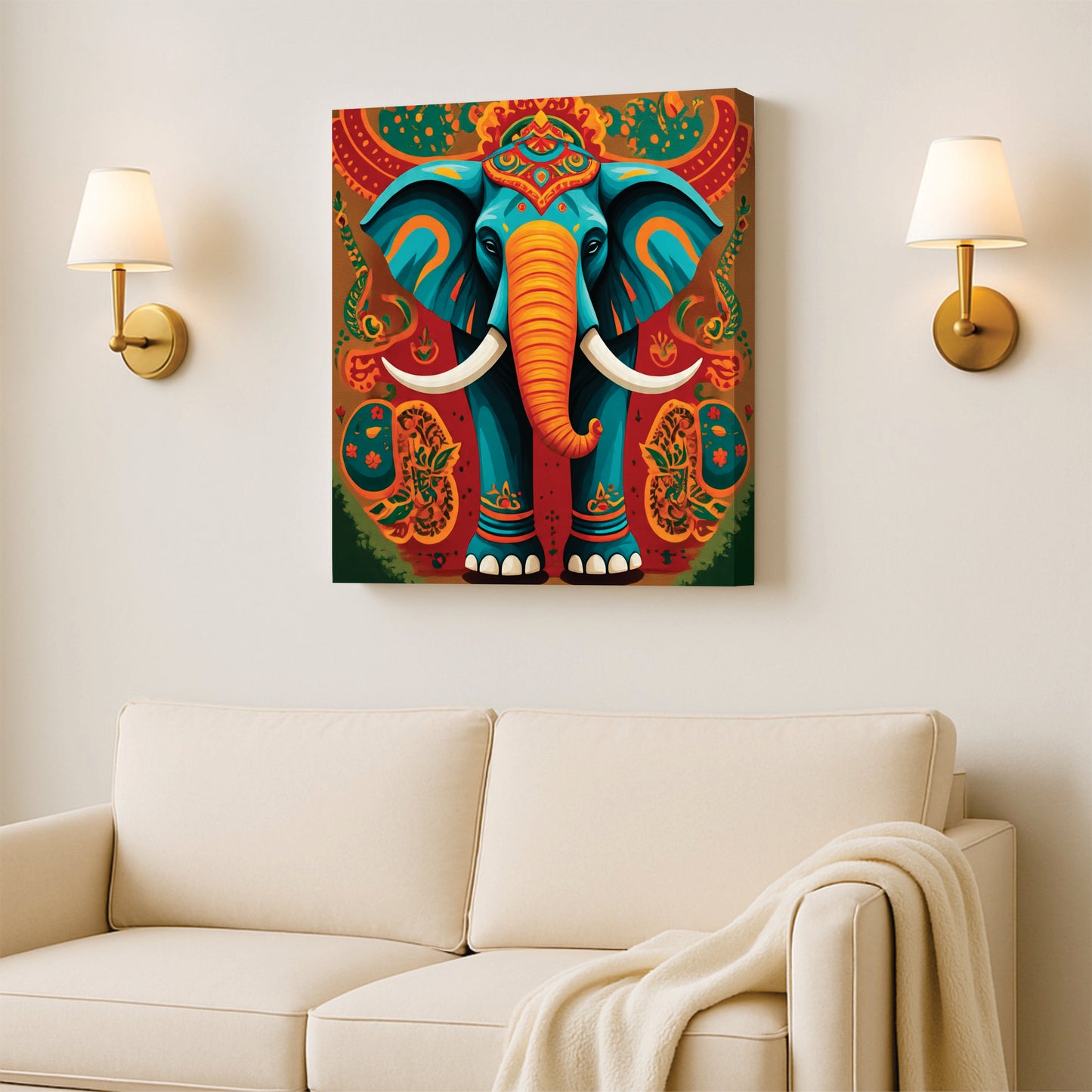 Where Wisdom Walks, Hearts Find Peace Canvas Wall Art Stretched Frame Painting