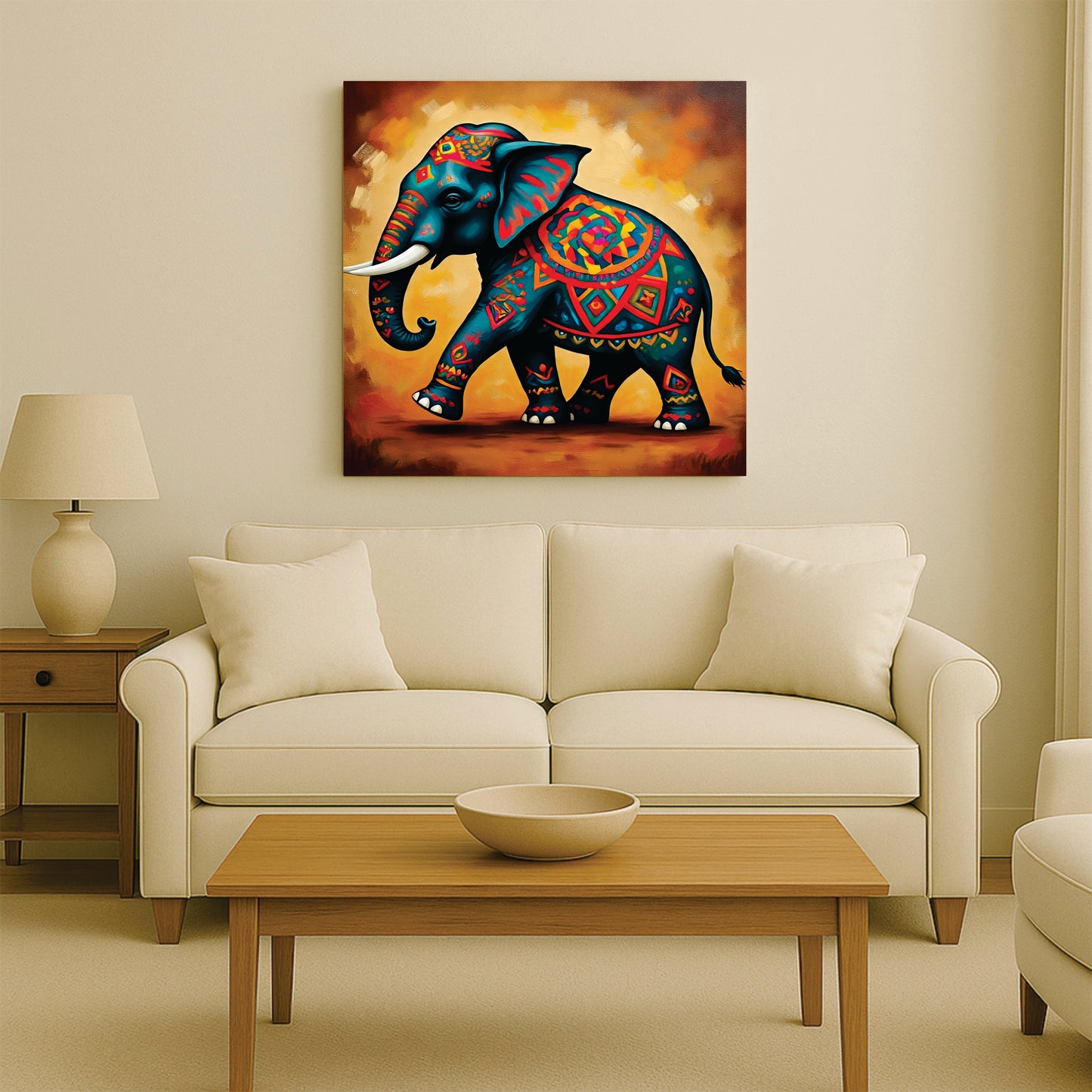 Unspoken Grace, Unyielding Power Canvas Wall Art Stretched Frame Painting