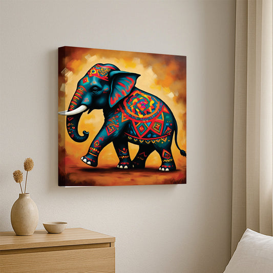 Unspoken Grace, Unyielding Power Canvas Wall Art Stretched Frame Painting