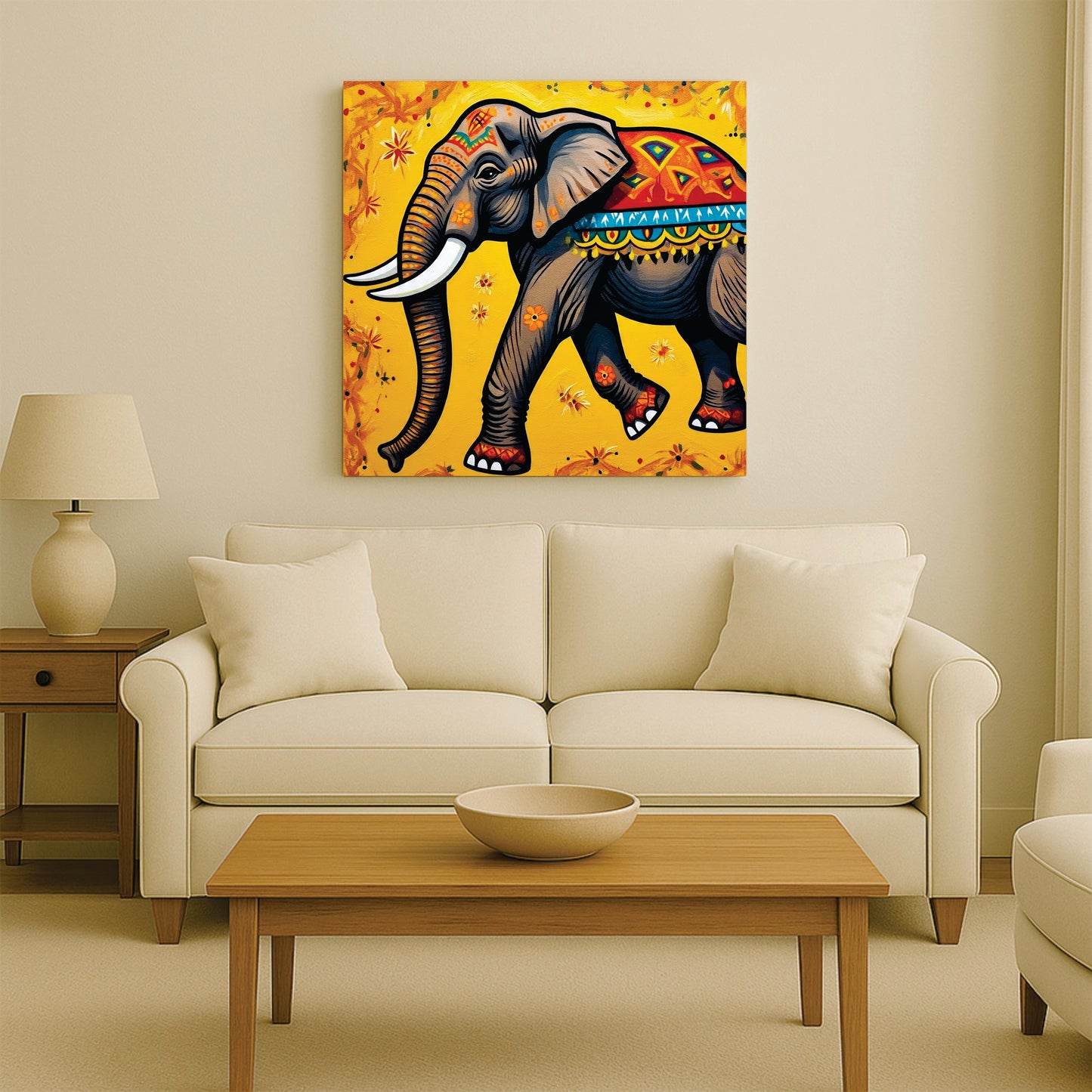 Stillness in Motion — The Heartbeat of the Forest Canvas Wall Art Stretched Frame Painting