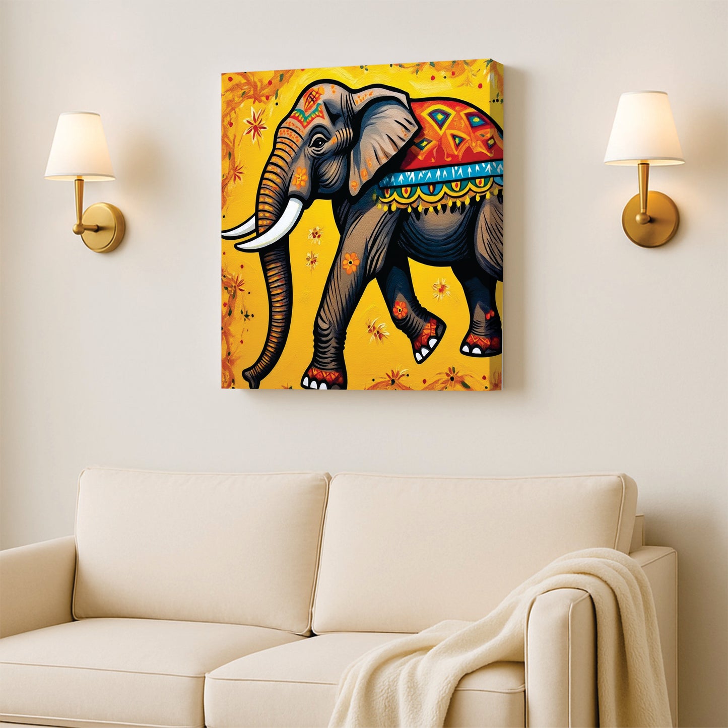 Stillness in Motion — The Heartbeat of the Forest Canvas Wall Art Stretched Frame Painting