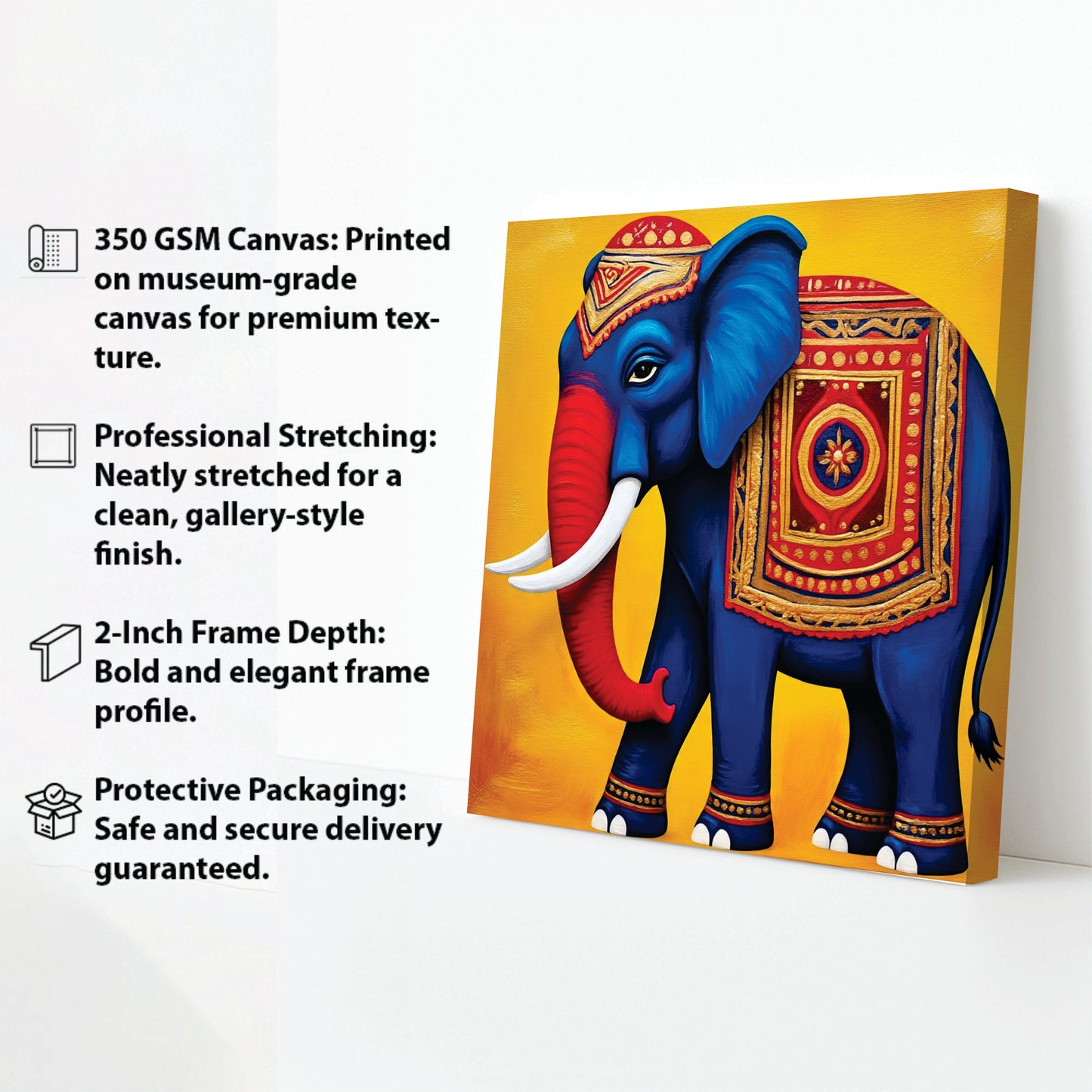 Where Wisdom Walks, Hearts Find Peace Canvas Wall Art Stretched Frame Painting