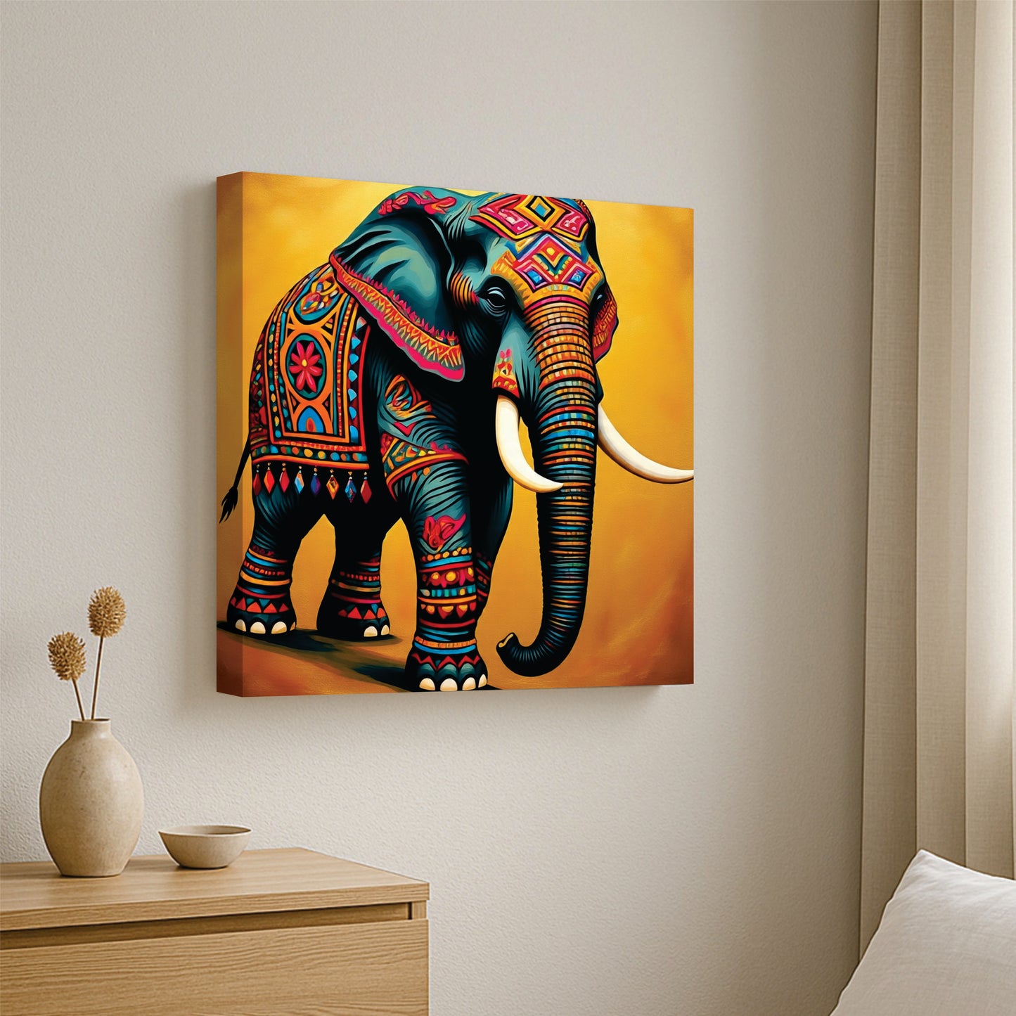 Unspoken Grace, Unyielding Power Canvas Wall Art Stretched Frame Painting