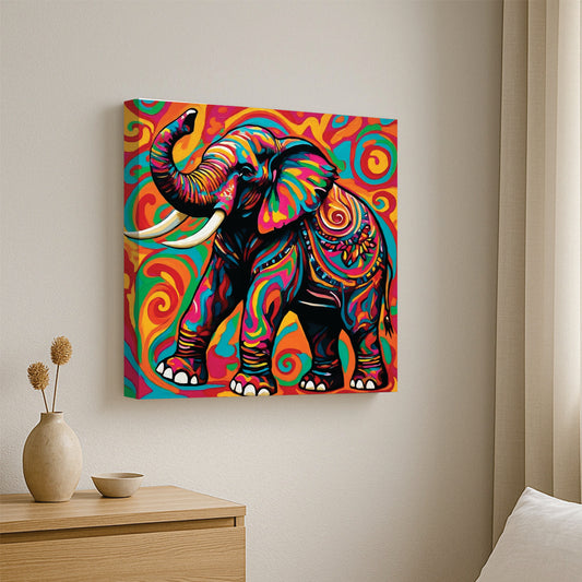 Silent Majesty, Eternal Grace Canvas Wall Art Stretched Frame Painting