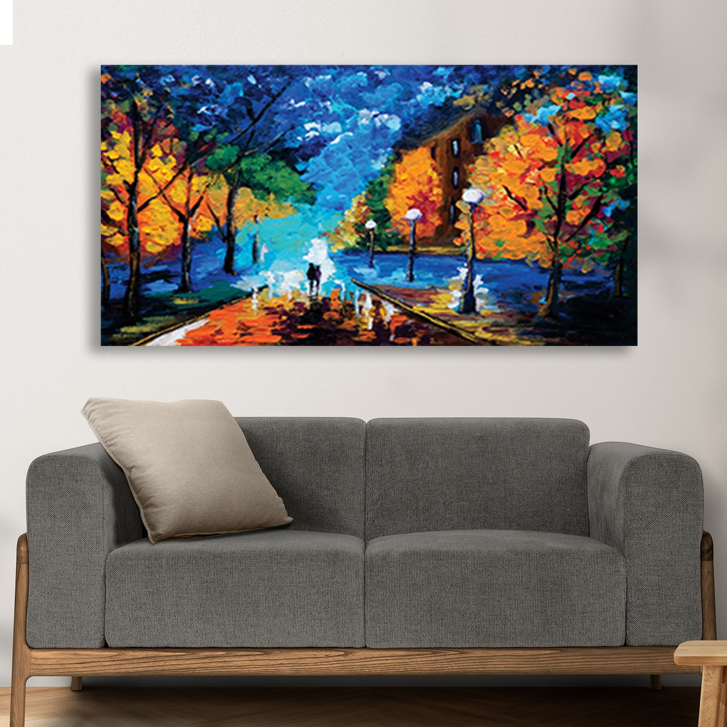 Midnight Emberland Cnavas Wall Art Painting