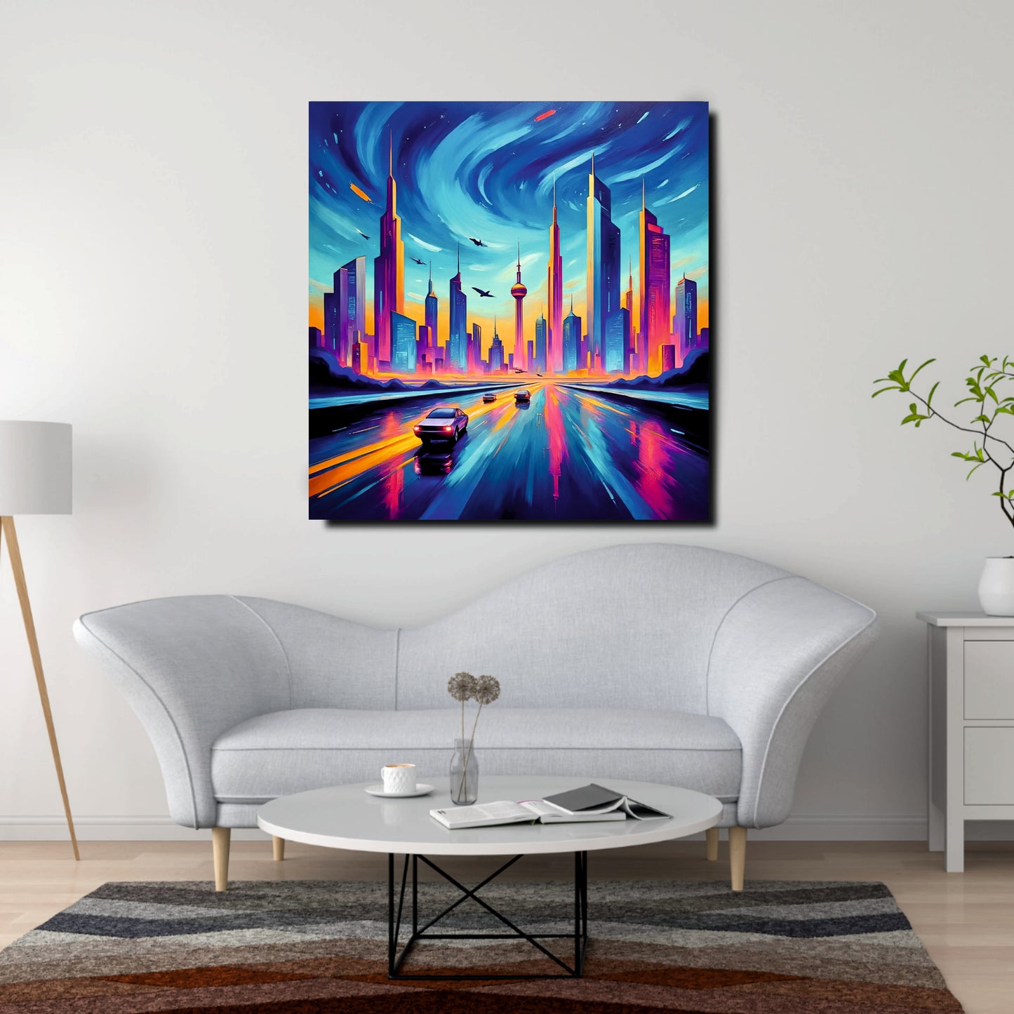 UrbanGlow Artworks Canvas Wall Are Stretched Frame Painting
