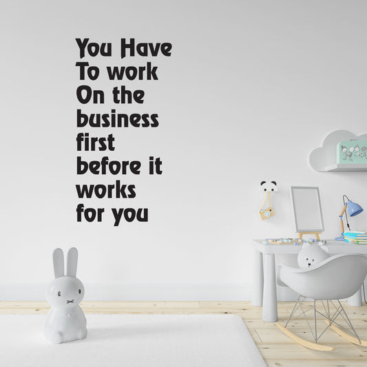 Success Inspiring Quotes Decal