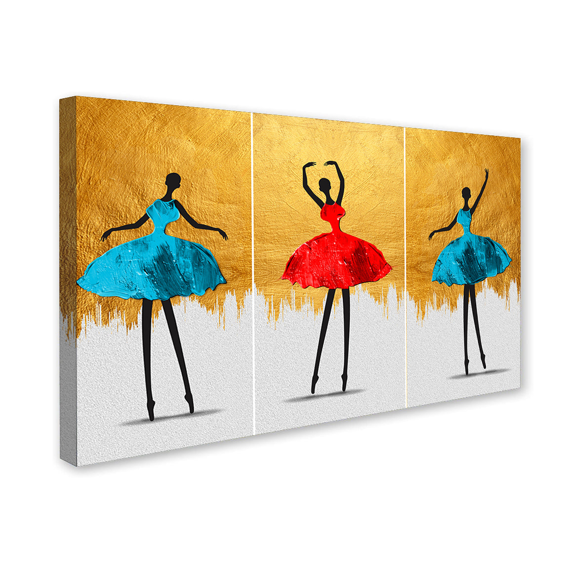 Classic Dancing African Lady Canvas Wall Painting