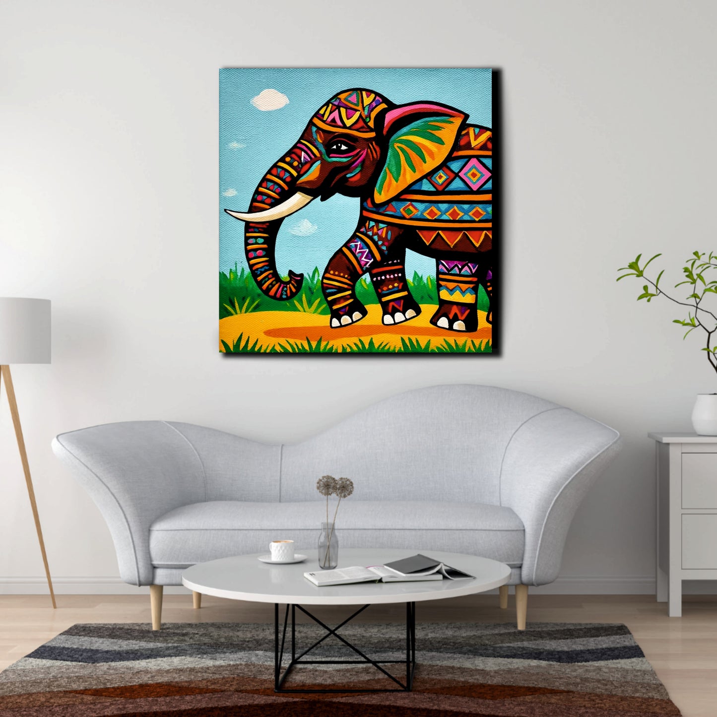 Stillness in Motion — The Heartbeat of the Forest Canvas Wall Art Stretched Frame Painting