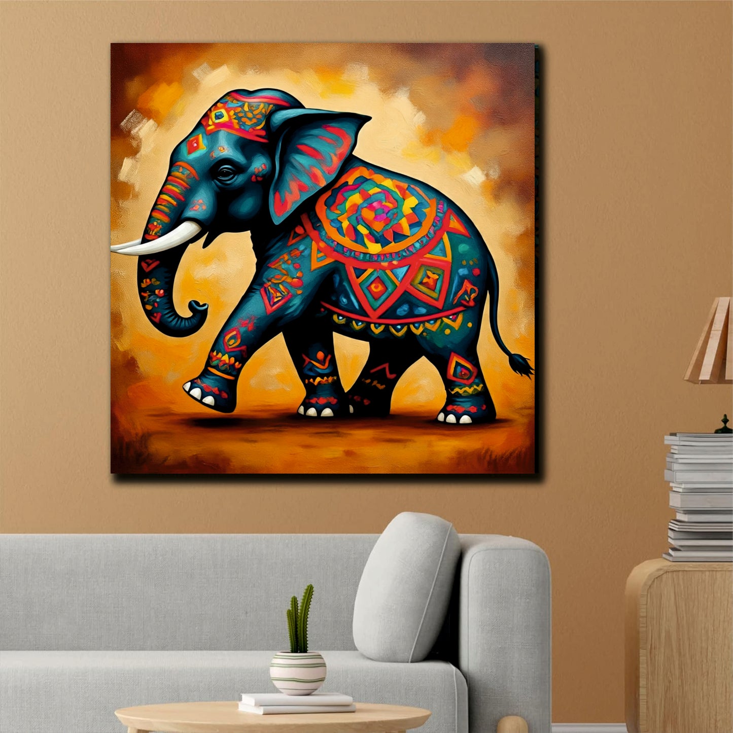 Unspoken Grace, Unyielding Power Canvas Wall Art Stretched Frame Painting