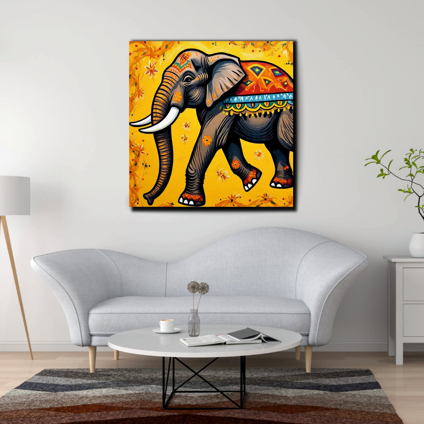 Stillness in Motion — The Heartbeat of the Forest Canvas Wall Art Stretched Frame Painting