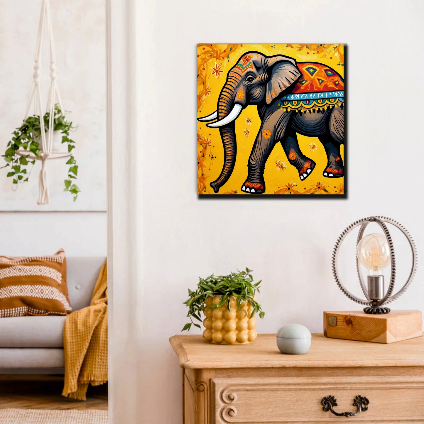 Stillness in Motion — The Heartbeat of the Forest Canvas Wall Art Stretched Frame Painting