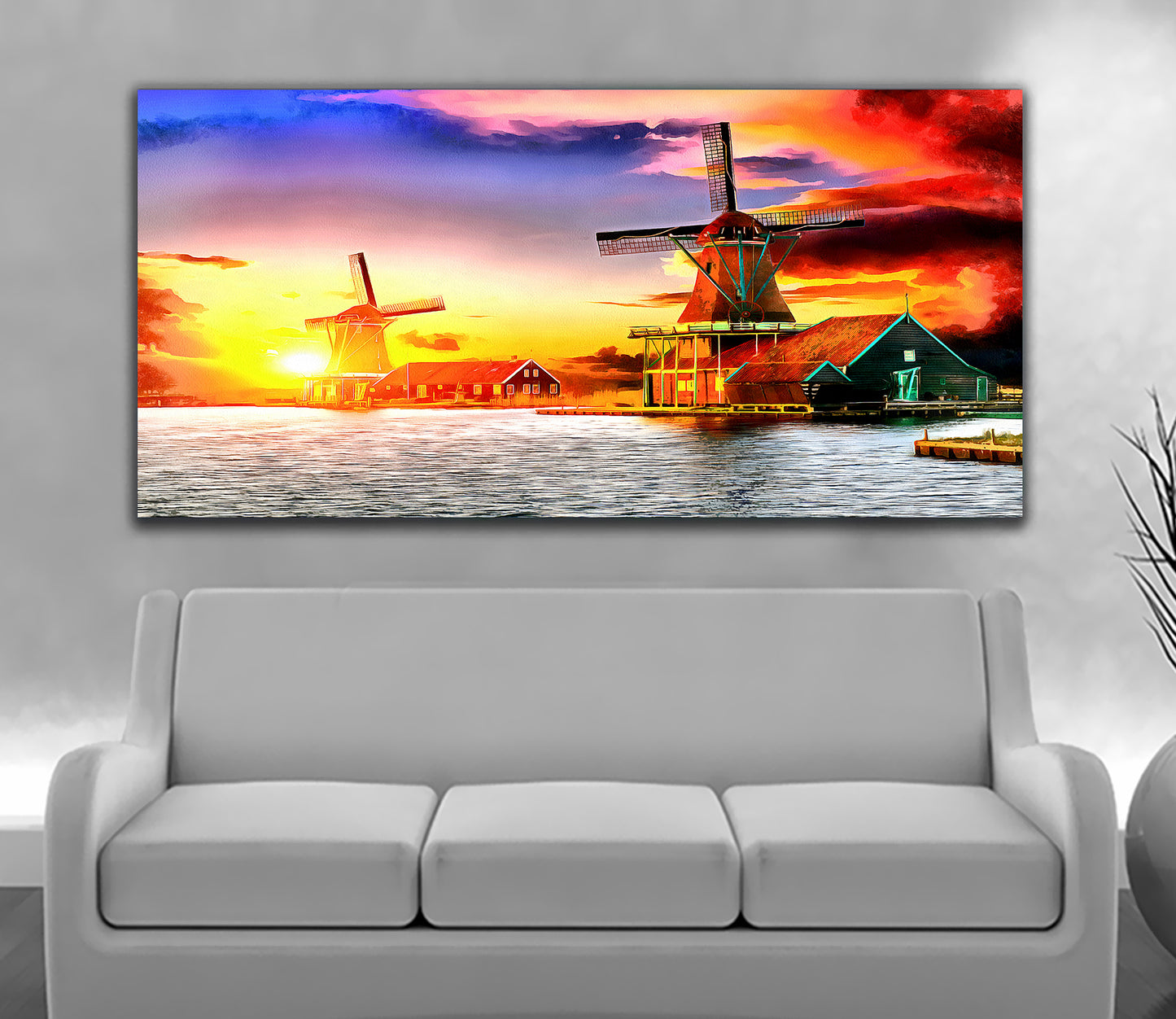 Woodland Paths Canvas Wall Art Painting