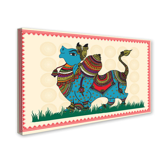 Classic Nandi Premium Canvas Wall Painting