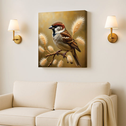 Colorful Birds on Canvas – Bring Nature Indoors Canvas Wall Art Stretched Frame Painting