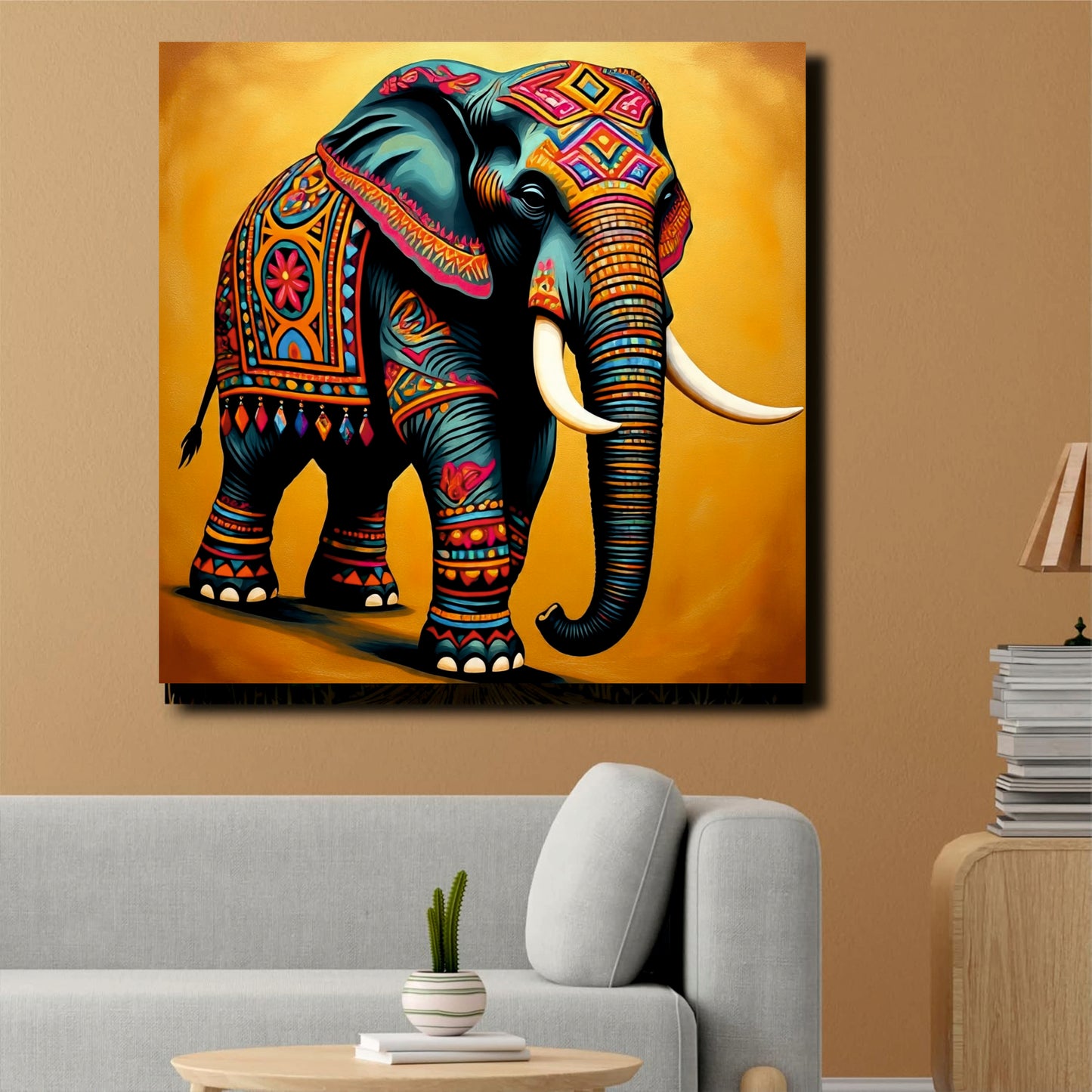 Unspoken Grace, Unyielding Power Canvas Wall Art Stretched Frame Painting