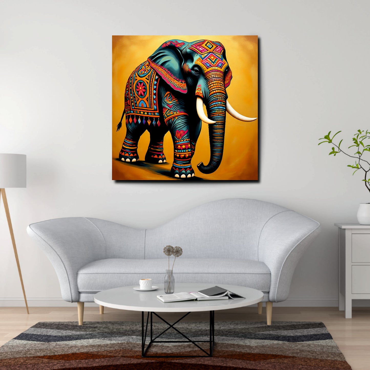 Unspoken Grace, Unyielding Power Canvas Wall Art Stretched Frame Painting