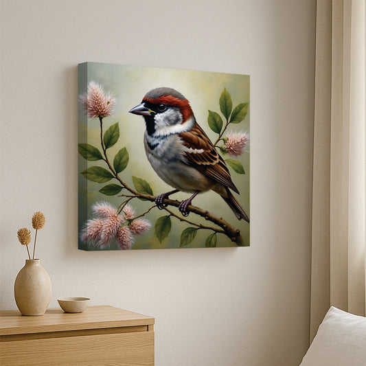 Wings of Joy – Premium Bird Canvas Wall Art Stretched Frame Painting